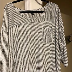 Lane Bryant Stripped Top
